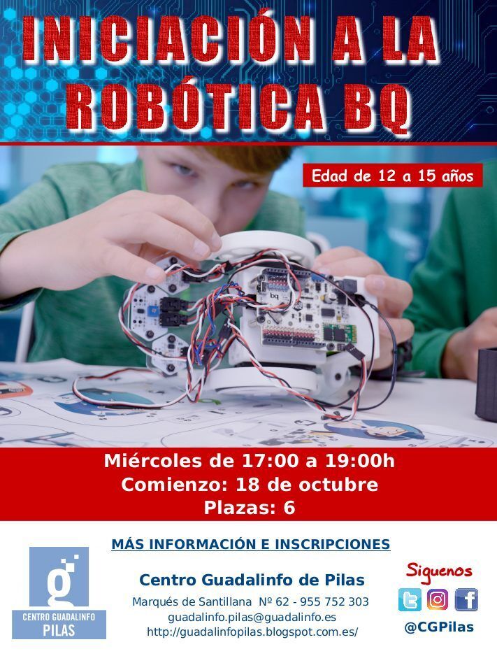Guadalinfo Pilas octubre 2017 robotica