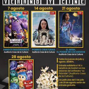 CINE VERANO 2025 AGOSTO