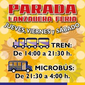 Parada lanzadera Feria 2024