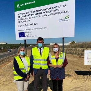 comienzo obras carretera pilas a49 06