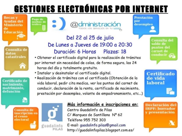 cursos Julio 2013
