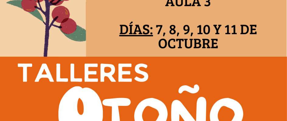talleres otoño juventud