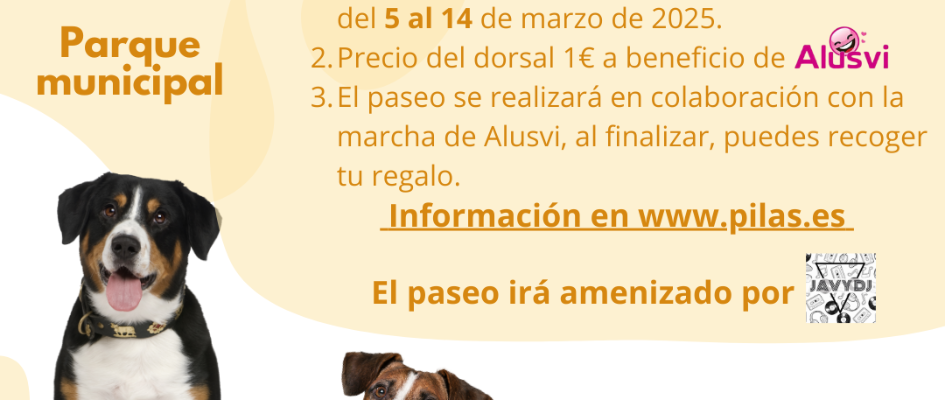 viii paseo canino de pilas